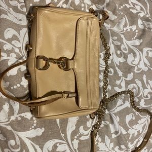 Rebecca minkoff beige cross body